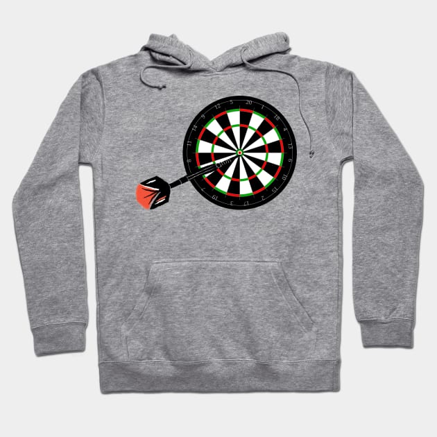 red black target archery design Hoodie by Artistic_st